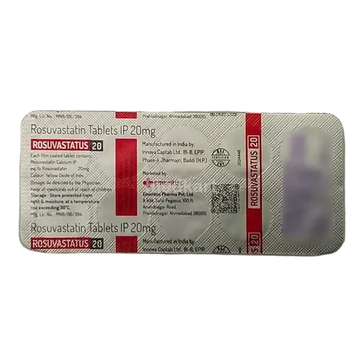 rosuvastatus 20mg tablet 10's